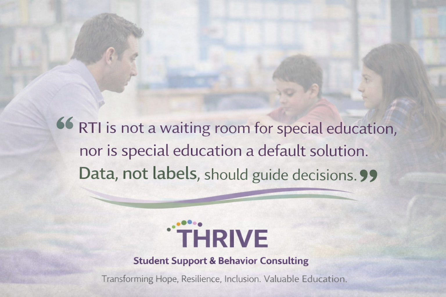 RTI, Progress, and Placement: Let the Data Lead the Decision